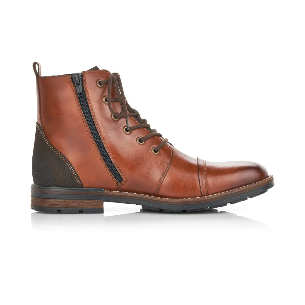 Rieker Mens Lace Up Ankle Boot