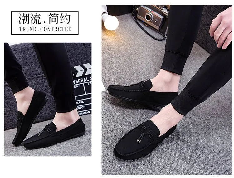 SHEIN Suedette Bow Decor Loafers