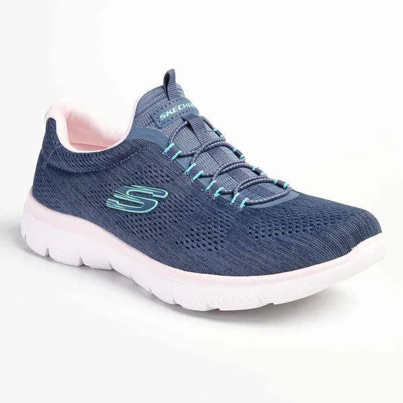 Skechers Summits Sneaker - Navy / Mint