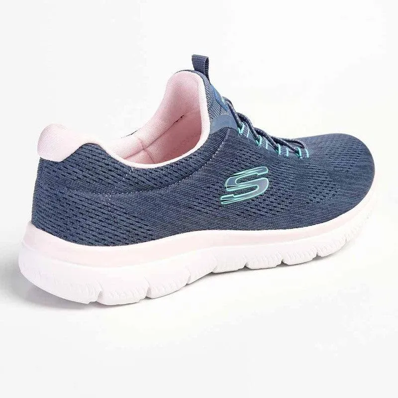 Skechers Summits Sneaker - Navy / Mint