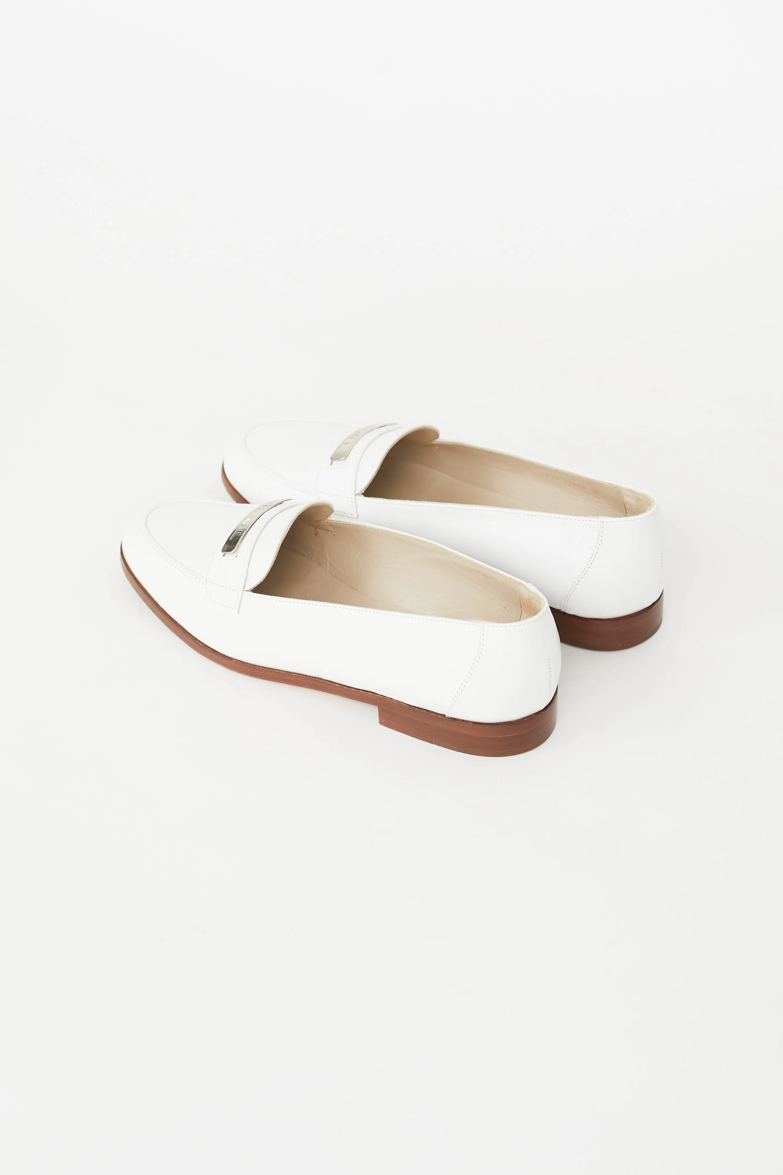 Spring 1998 White Leather Loafer