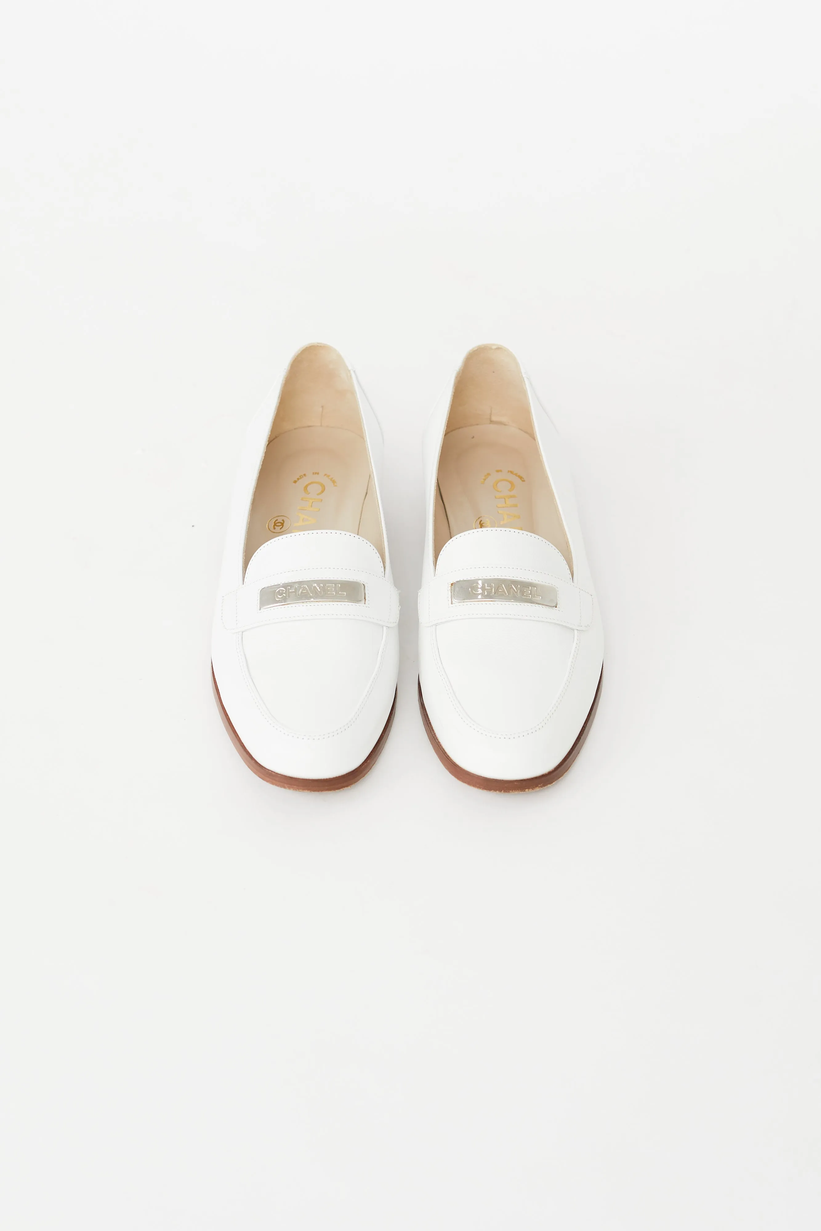 Spring 1998 White Leather Loafer