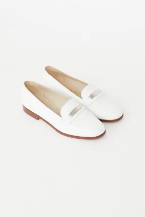 Spring 1998 White Leather Loafer
