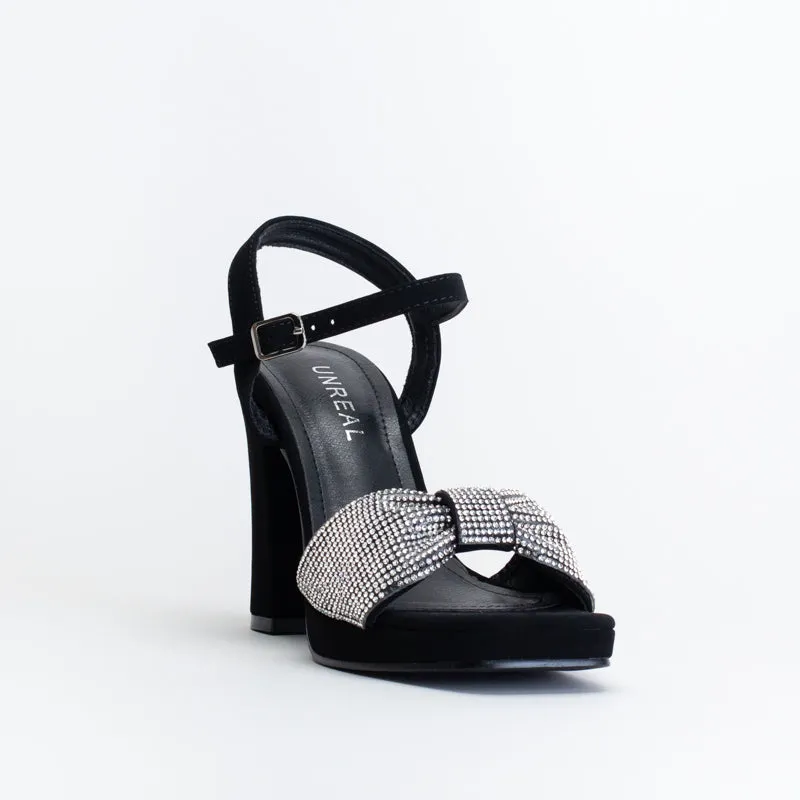 Unreal Women Heeled Platform Diamante Band _ 150757