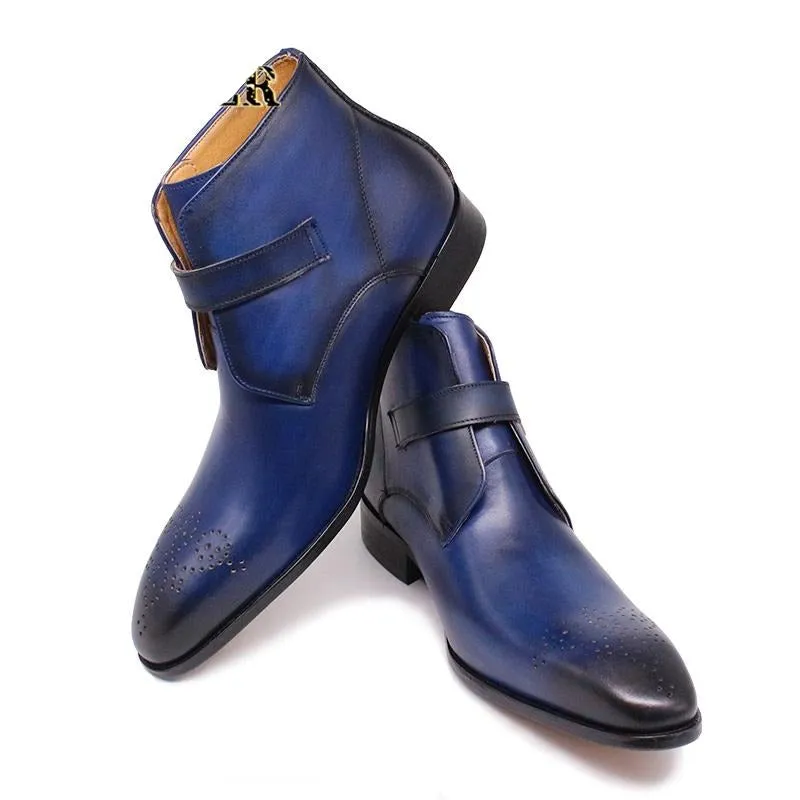 Veltique Lustrévo Buckle Boots