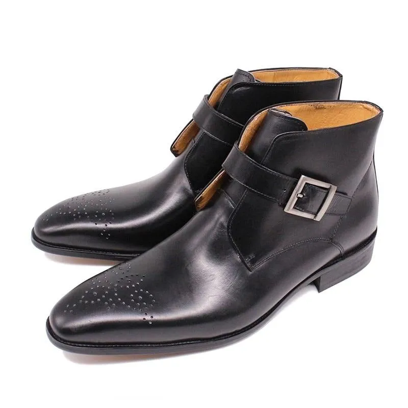 Veltique Lustrévo Buckle Boots