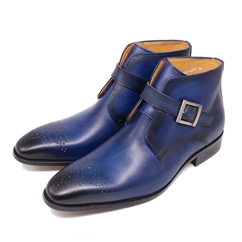 Veltique Lustrévo Buckle Boots