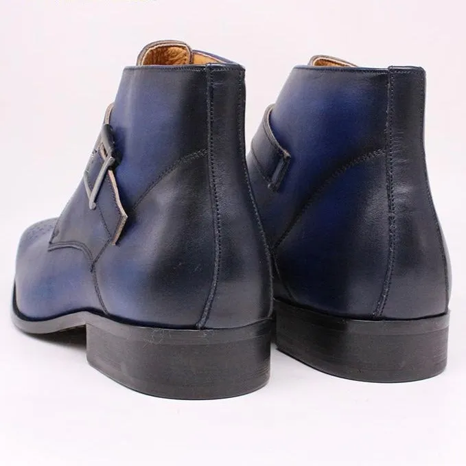 Veltique Lustrévo Buckle Boots