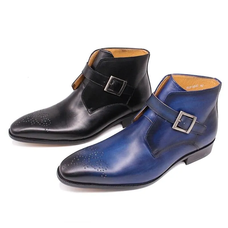 Veltique Lustrévo Buckle Boots