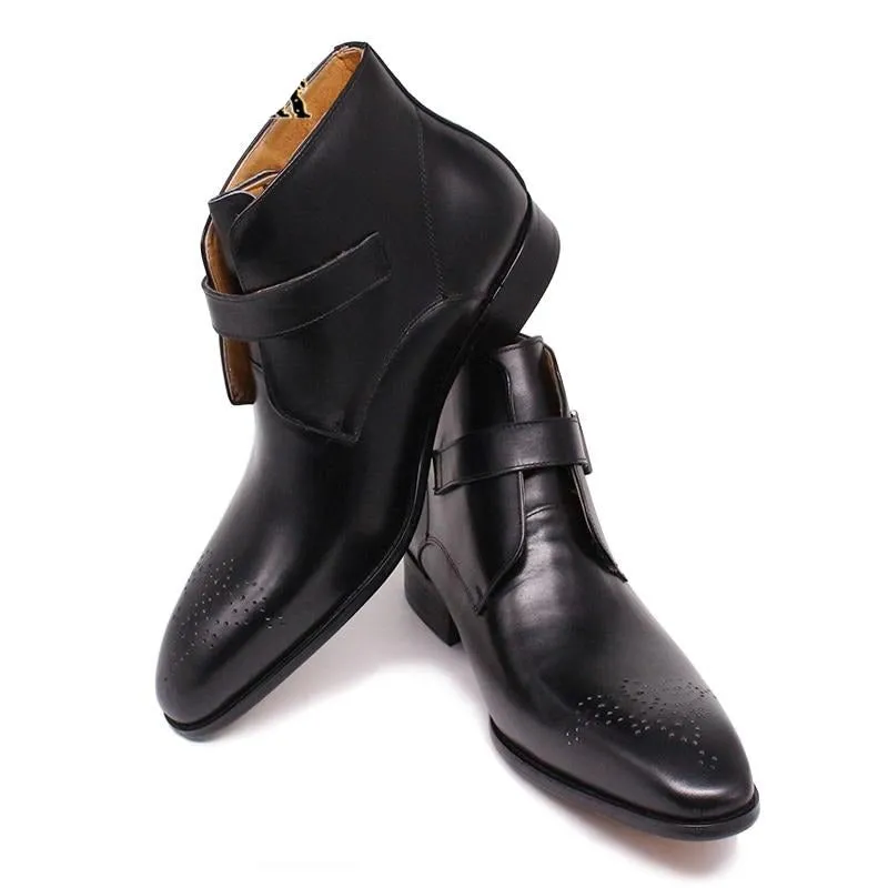 Veltique Lustrévo Buckle Boots