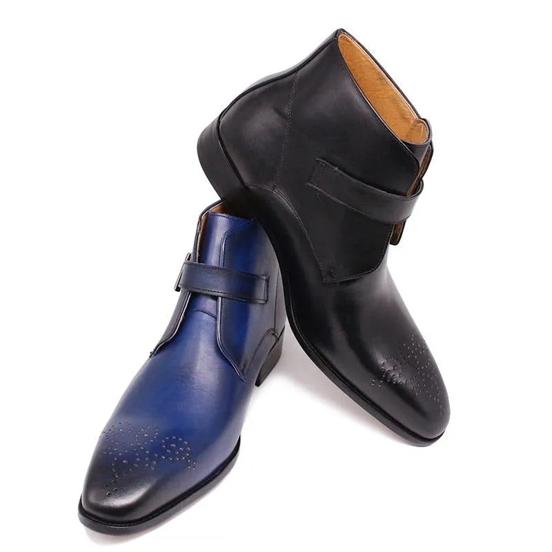 Veltique Lustrévo Buckle Boots