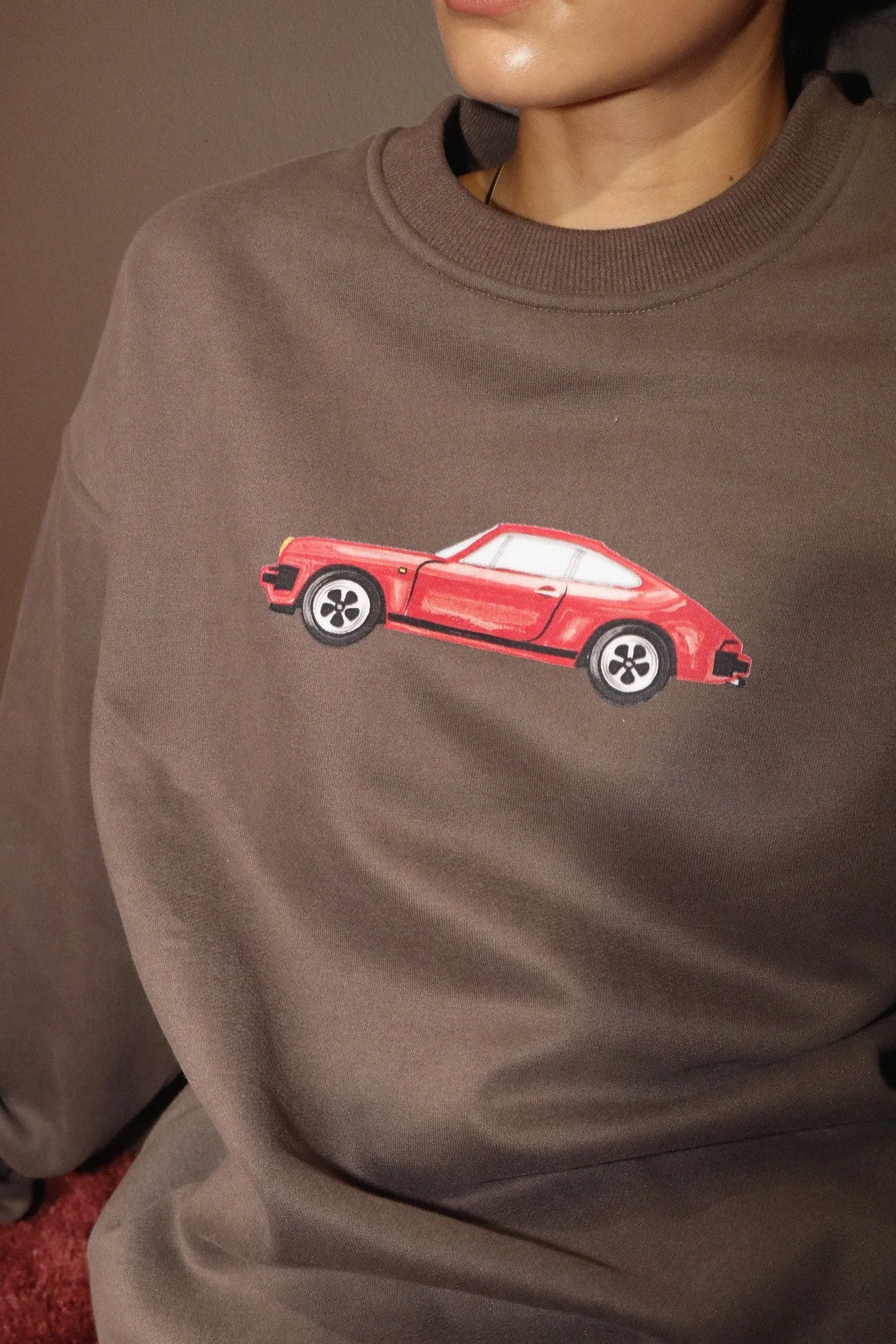Vintage Car Graphic Sweatshirt