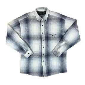 Vintage LOAFERS Reed St James Plaid Check Long Sleeve Flannel Shirt
