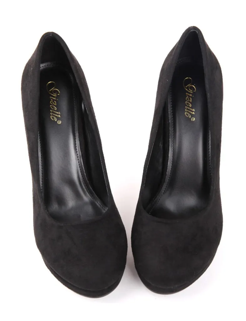 Womens Drag Queen Cross Dresser Round Toe Court Shoes