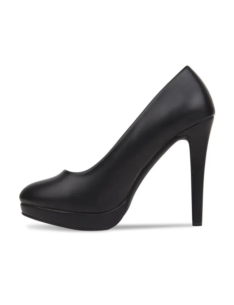 Womens Drag Queen Cross Dresser Round Toe Court Shoes