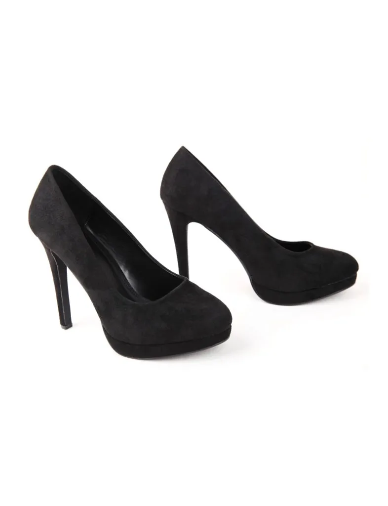 Womens Drag Queen Cross Dresser Round Toe Court Shoes