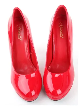 Womens Drag Queen Cross Dresser Round Toe Court Shoes