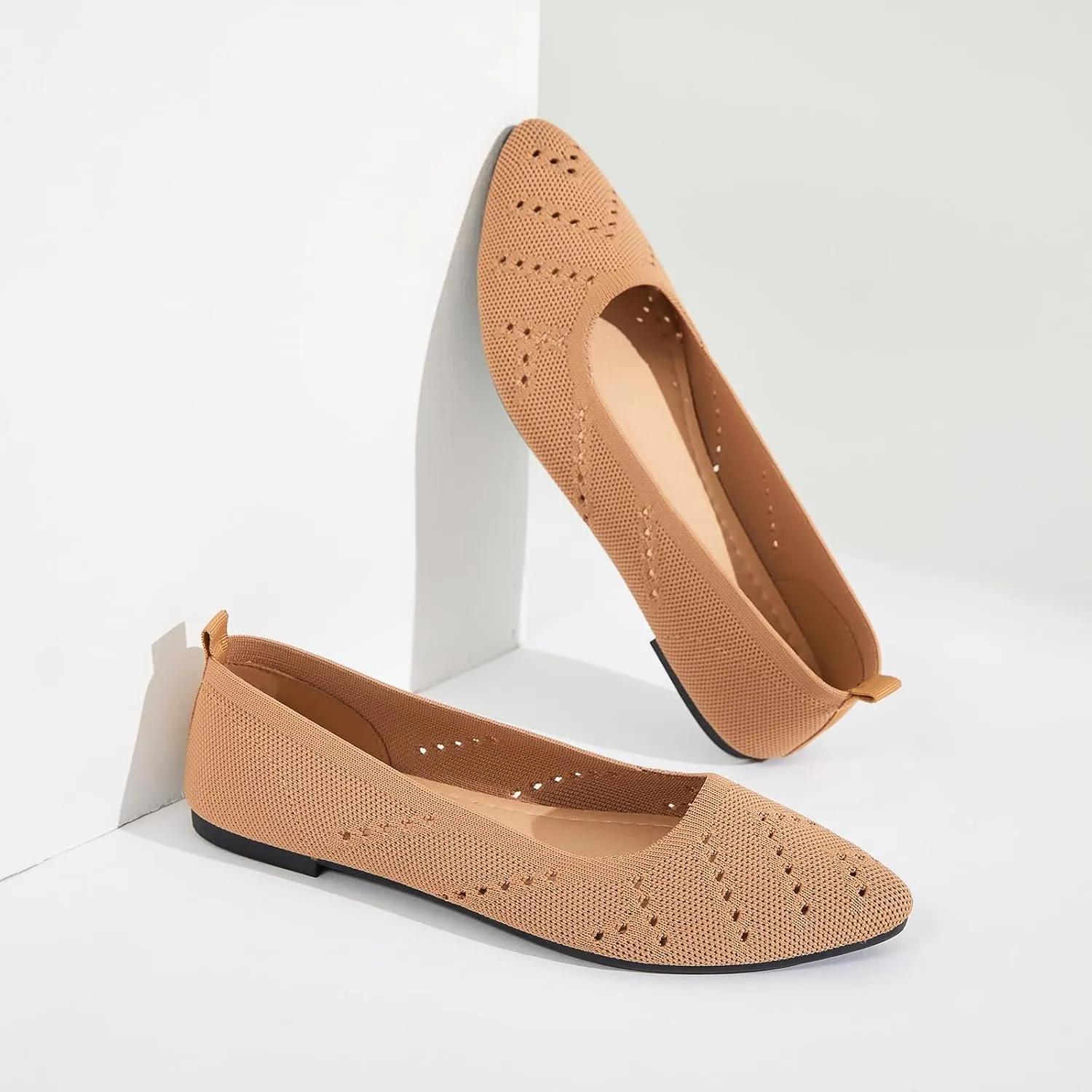 Women’s Flats Shoes Dress Shoes for Women Ballet Flats Dressy Comfortable Pointed Toe Flats Foldable Flats